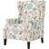Left. Noble House - Muncie Recliner - White And Blue Floral.