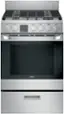 Alt View 2. Haier - 2.9 Cu. Ft. Slide-In Gas Convection Range - Stainless Steel.