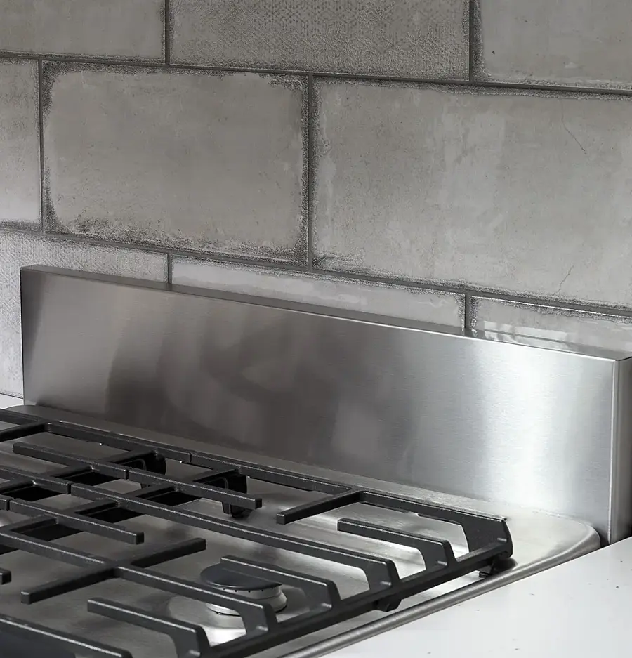 Alt View 19. Haier - 2.9 Cu. Ft. Slide-In Gas Convection Range - Stainless Steel.