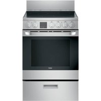 Haier - 2.9 Cu. Ft. Freestanding Electric Convection Range - Stainless Steel - Front_Zoom
