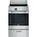 Front. Haier - 2.9 Cu. Ft. Freestanding Electric Convection Range - Stainless Steel.