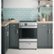 Alt View 16. Haier - 2.9 Cu. Ft. Freestanding Electric Convection Range - Stainless Steel.