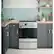 Alt View 16. Haier - 2.9 Cu. Ft. Freestanding Electric Convection Range - Stainless Steel.
