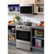 Alt View 28. Haier - 2.9 Cu. Ft. Freestanding Electric Convection Range - Stainless Steel.