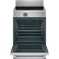Alt View 2. Haier - 2.9 Cu. Ft. Freestanding Electric Convection Range - Stainless Steel.