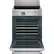 Alt View 2. Haier - 2.9 Cu. Ft. Freestanding Electric Convection Range - Stainless Steel.