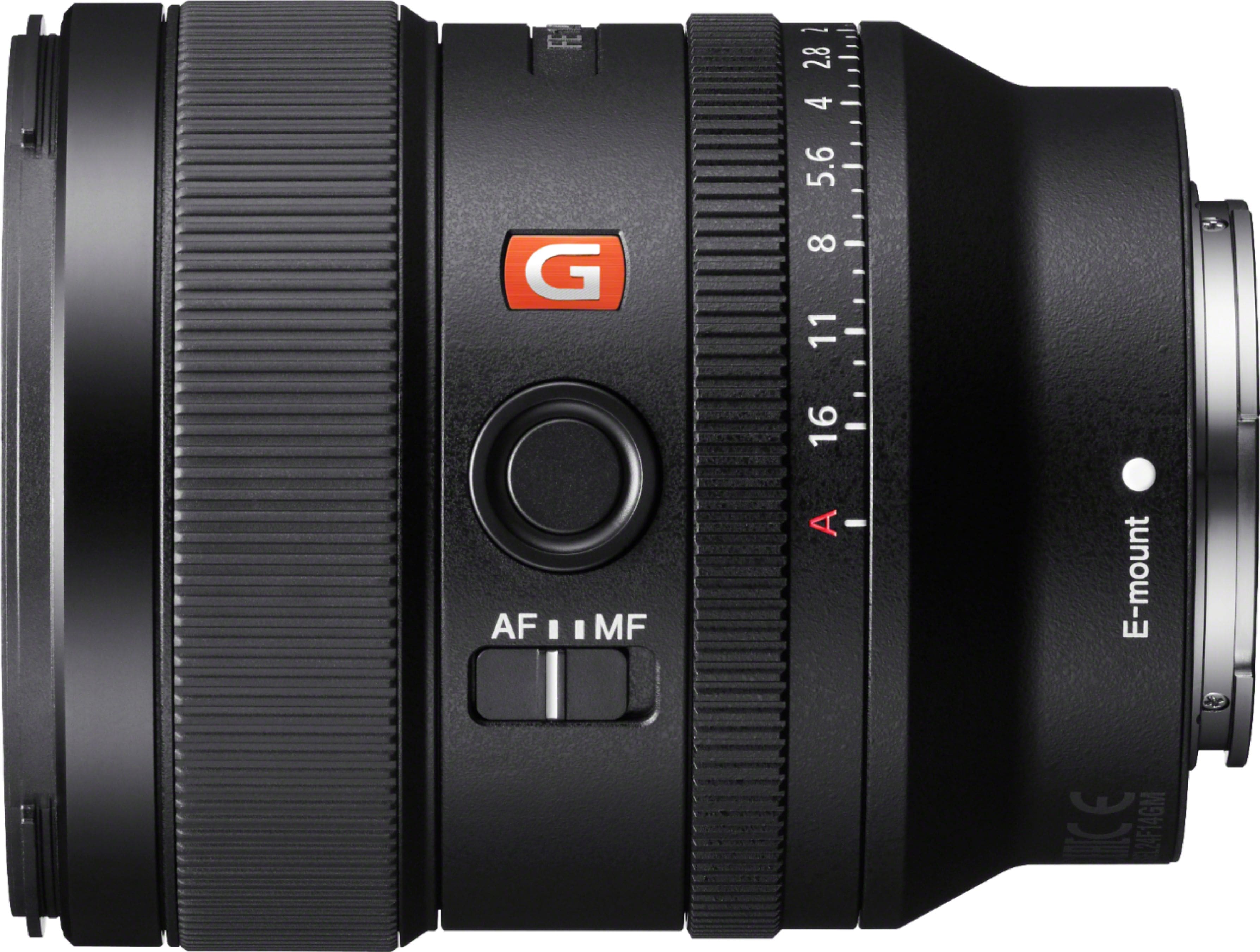Angle. Sony - G Master FE 24mm F1.4 GM Wide Angle Prime Lens for E-mount Cameras - Black.