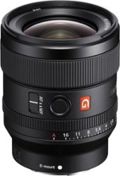 Sony - G Master FE 24mm F1.4 GM Wide Angle Prime Lens for E-mount Cameras - Black - Front_Zoom