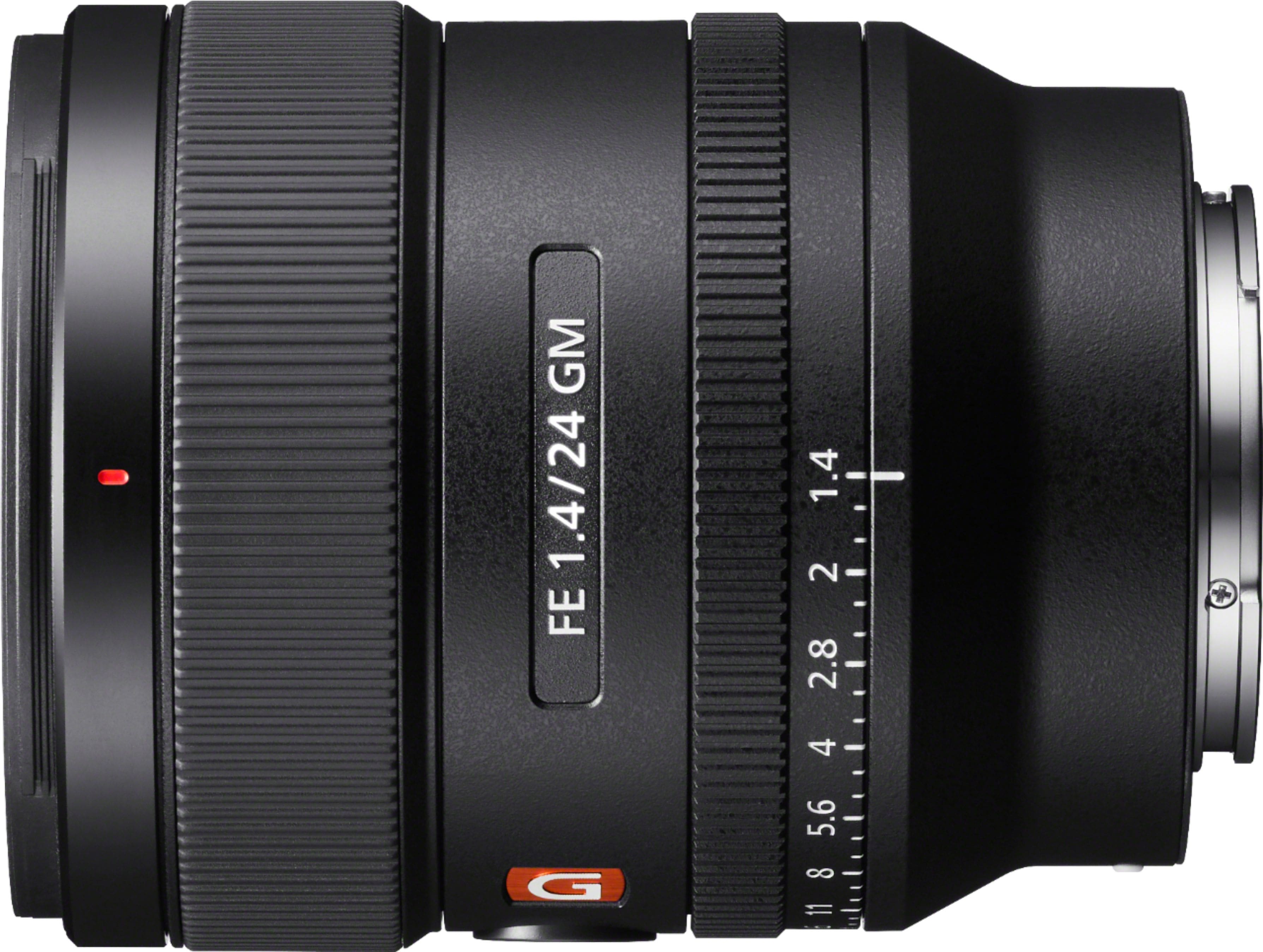 Alt View 11. Sony - G Master FE 24mm F1.4 GM Wide Angle Prime Lens for E-mount Cameras - Black.