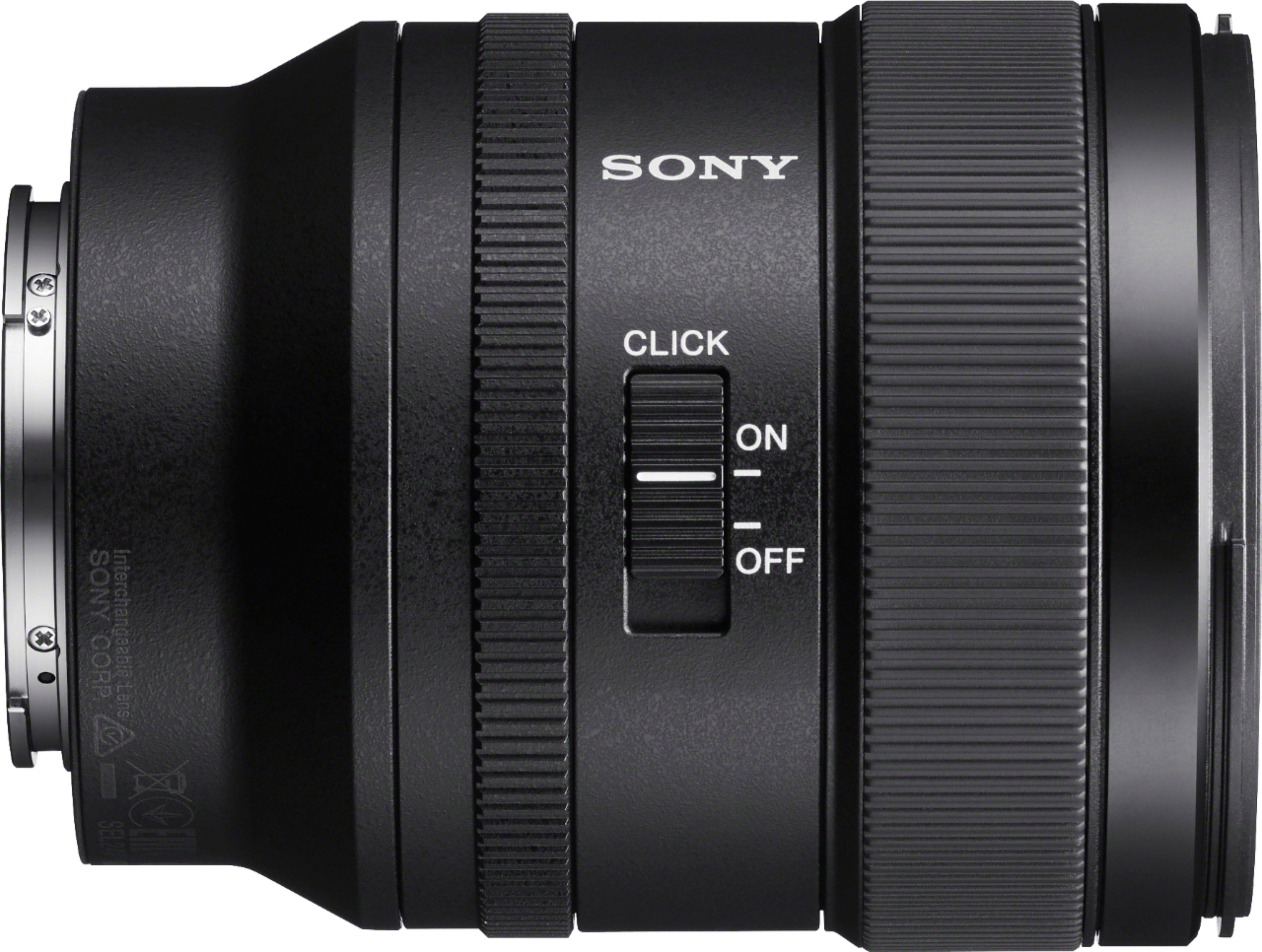 Alt View 1. Sony - G Master FE 24mm F1.4 GM Wide Angle Prime Lens for E-mount Cameras - Black.