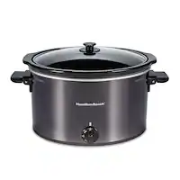 Hamilton Beach - 10 Quart Slow Cooker - Black - Front_Zoom
