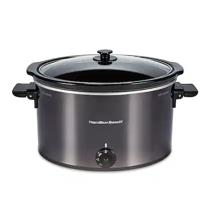 Front. Hamilton Beach - 10 Quart Slow Cooker - Black.