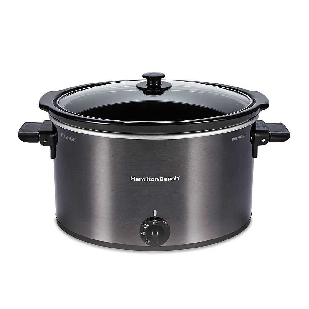 Front. Hamilton Beach - 10 Quart Slow Cooker - Black.