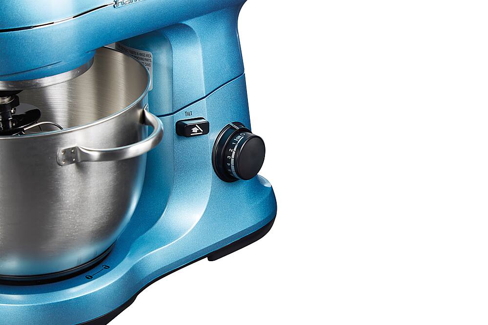 Alt View 12. Hamilton Beach - Orbital 7-Speed Tilt-Head Stand Mixer - Blue.