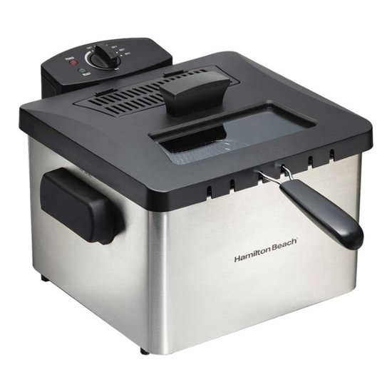 Hamilton Beach 5.3 qt. Deep Fryer Silver 35042 - Best Buy