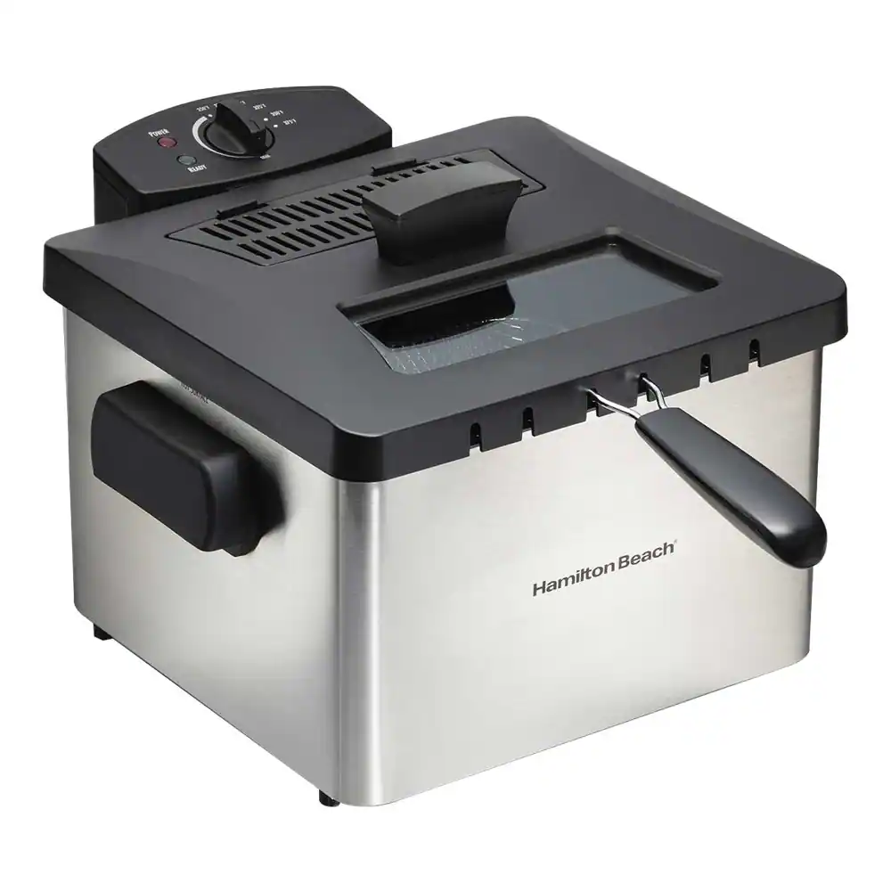 Hamilton Beach - 21 Cup Professional Style Deep Fryer - Silver