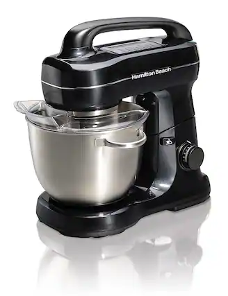 Front. Hamilton Beach - 63394 Stand Mixer - Black.
