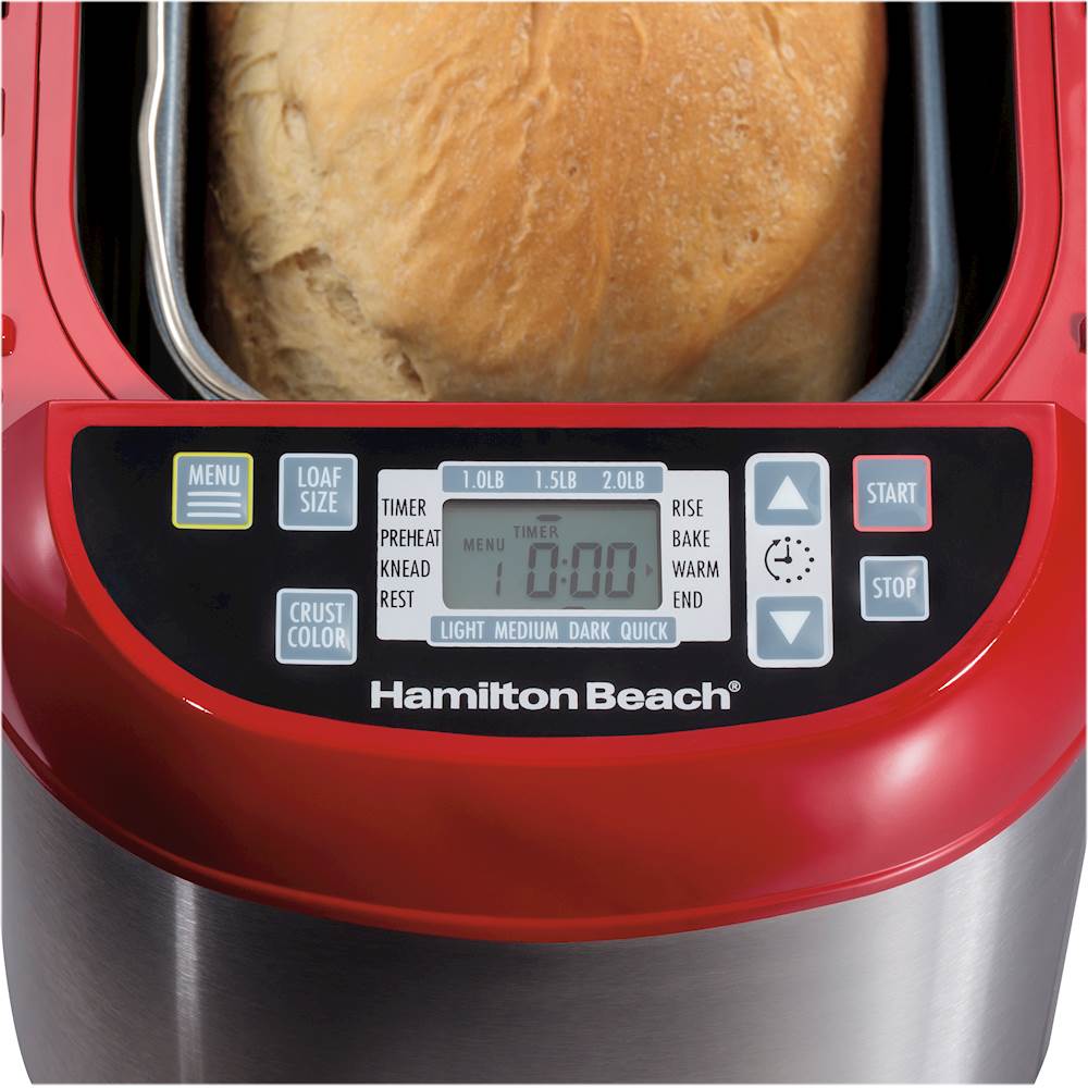 Hamilton Beach Artisan Dough and Bread Maker Red 29886 - Best Buy