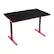 Left. Arozzi - Arena Leggero Gaming Desk - Red with Black Accents.