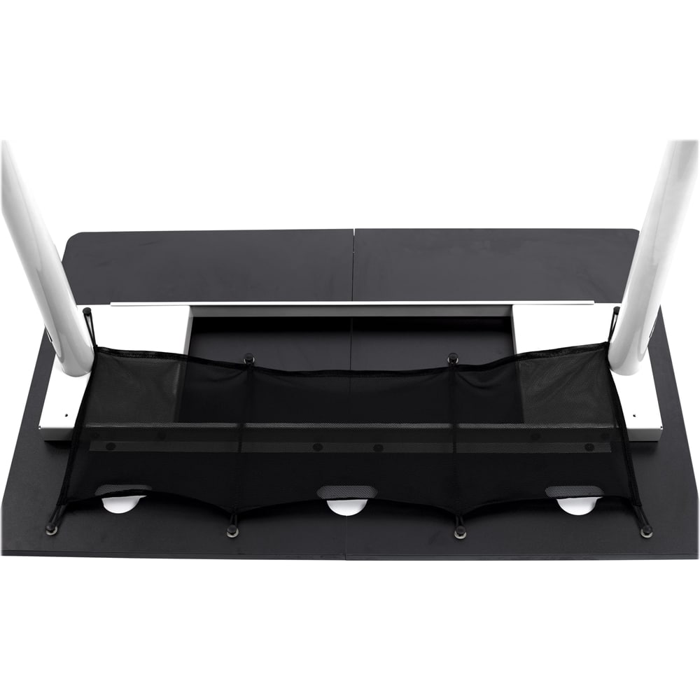 Alt View 16. Arozzi - Arena Leggero Gaming Desk - White with Black/Red Accents.