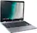 Alt View 11. Samsung - Plus 2-in-1 12.2" Touch-Screen Chromebook - Intel Celeron - 4GB Memory - 32GB eMMC Flash Memory - Stealth Silver.