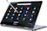 Left. Samsung - Plus 2-in-1 12.2" Touch-Screen Chromebook - Intel Celeron - 4GB Memory - 32GB eMMC Flash Memory - Stealth Silver.