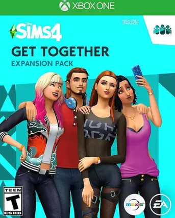 Front. Electronic Arts - The Sims 4 Get Together. - T (Teen 13+)