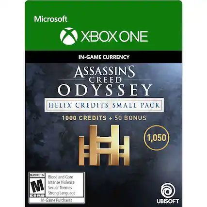 Front. Ubisoft - Assassin's Creed Odyssey Helix Credits Small Pack 1,050 Credits.