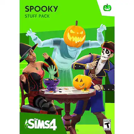 Front. Electronic Arts - The Sims 4 Spooky Stuff. - T (Teen 13+)
