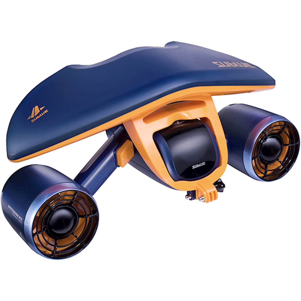 Angle View: Sublue - WhiteShark Mix Underwater Scooter - 30 minutes/3.36 mph - Space Blue