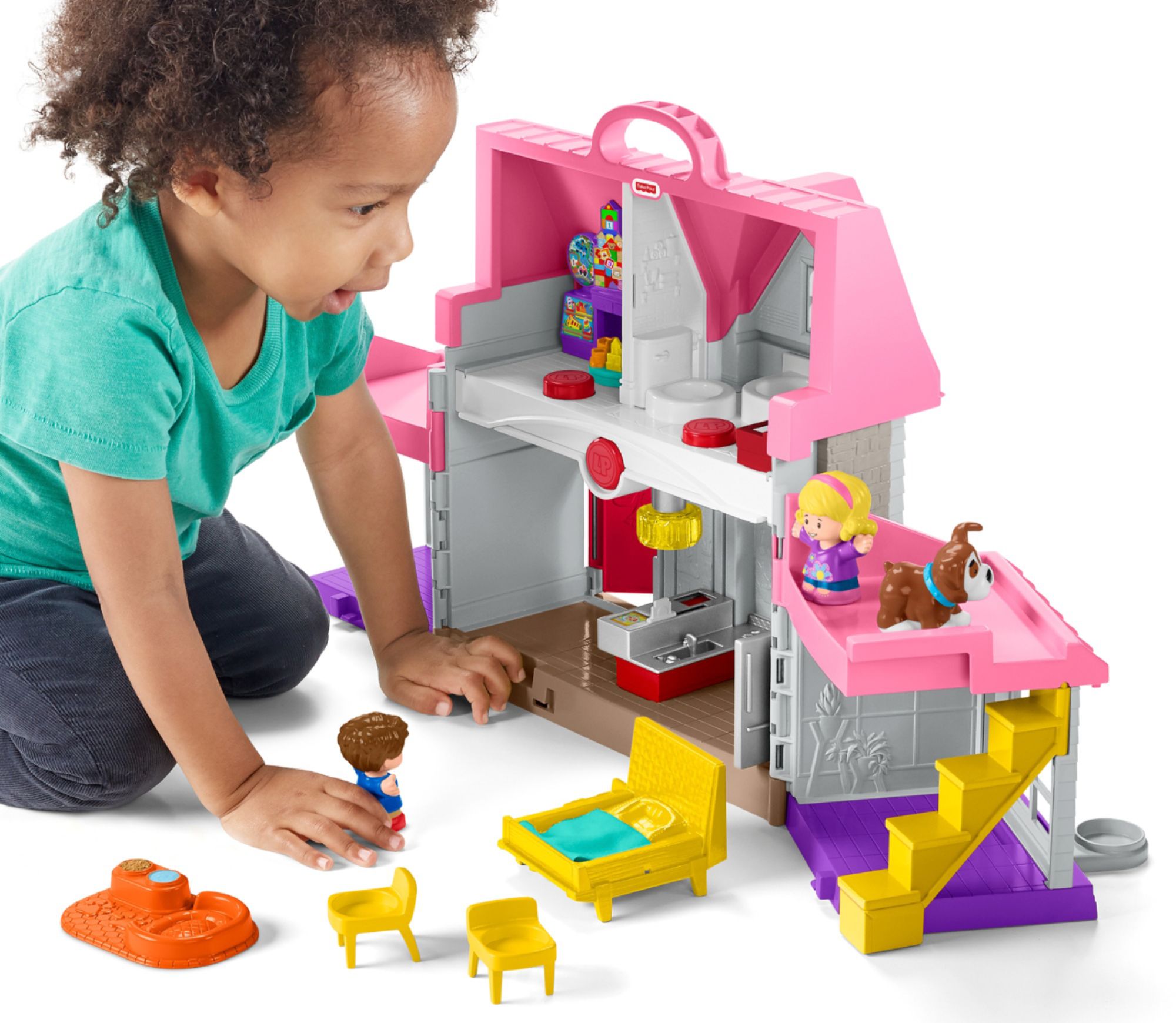 Best Buy: Fisher-Price Little People Big Helpers Home Pink FWX12