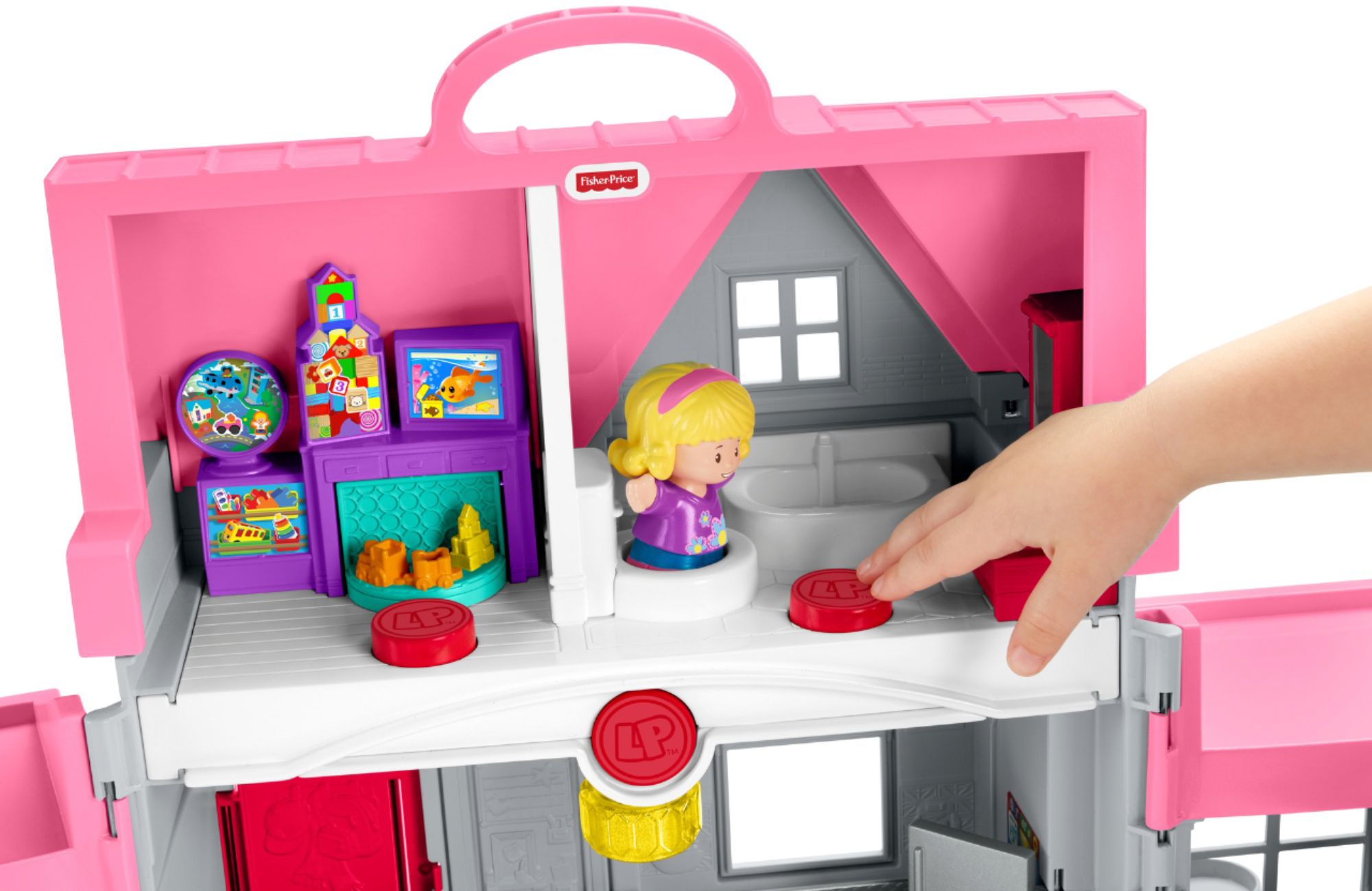 Best Buy: Fisher-Price Little People Big Helpers Home Pink FWX12