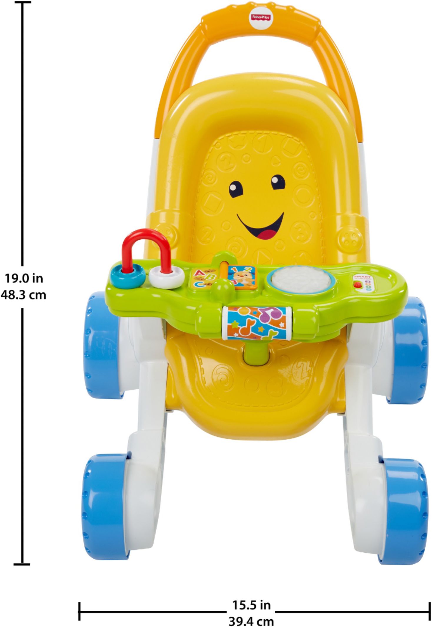 fisher price laugh and learn stroller