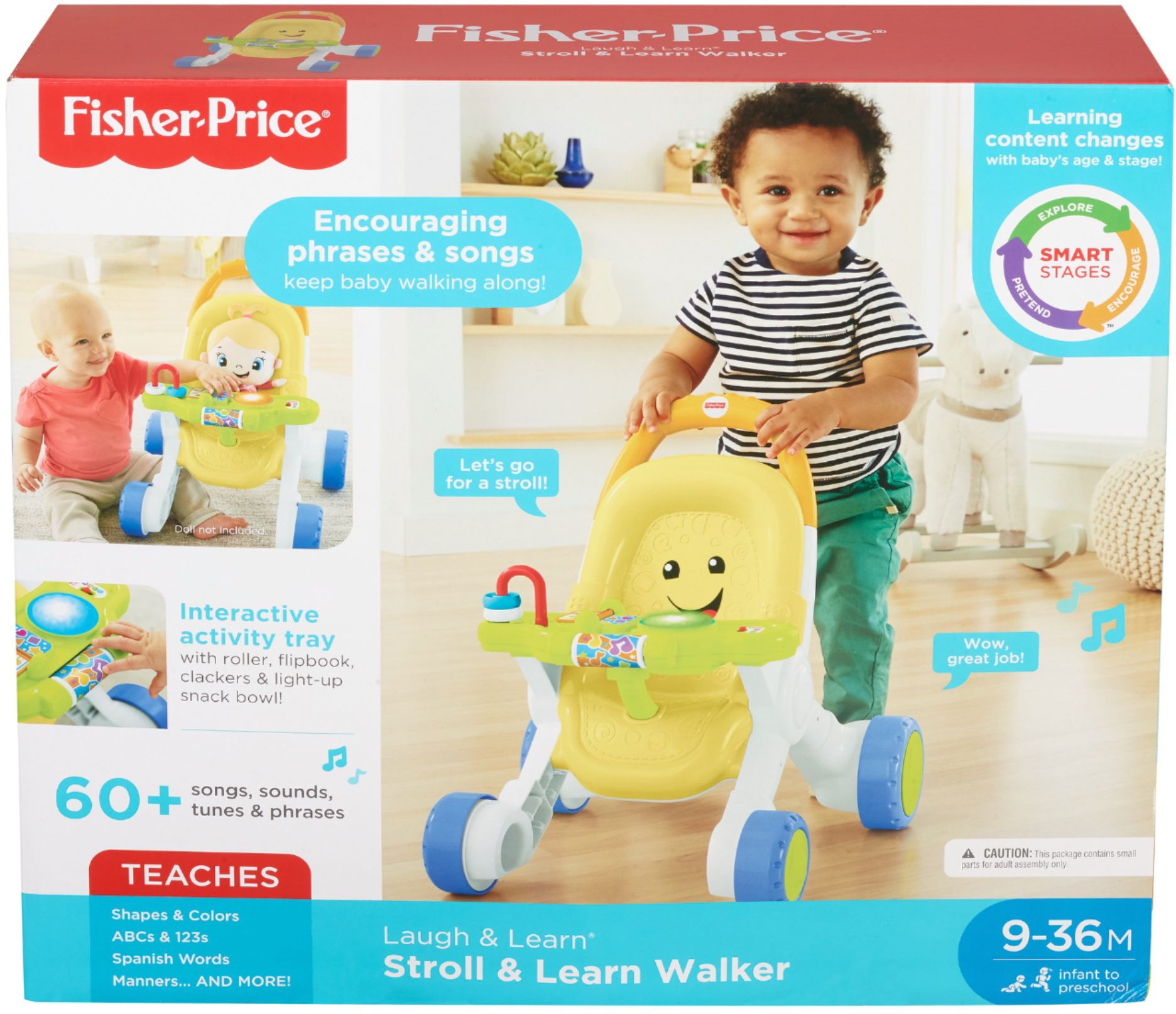 fisher price baby stroller walker
