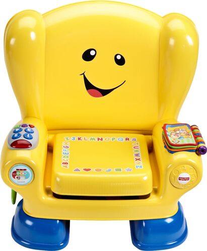 Fisher-Price Laugh & Learn Smart Stages Chair Musical Toddler Toy, Yellow