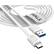 Angle. iWalk - 6.6' USB Type A-to-USB Type C Charge-and-Sync Cable - White.
