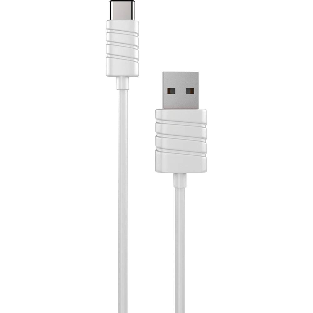 Front. iWalk - 6.6' USB Type A-to-USB Type C Charge-and-Sync Cable - White.