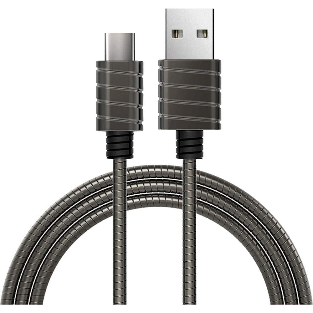 iWalk - 4' USB Type A-to-USB Type C Charge-and-Sync Cable - Gray