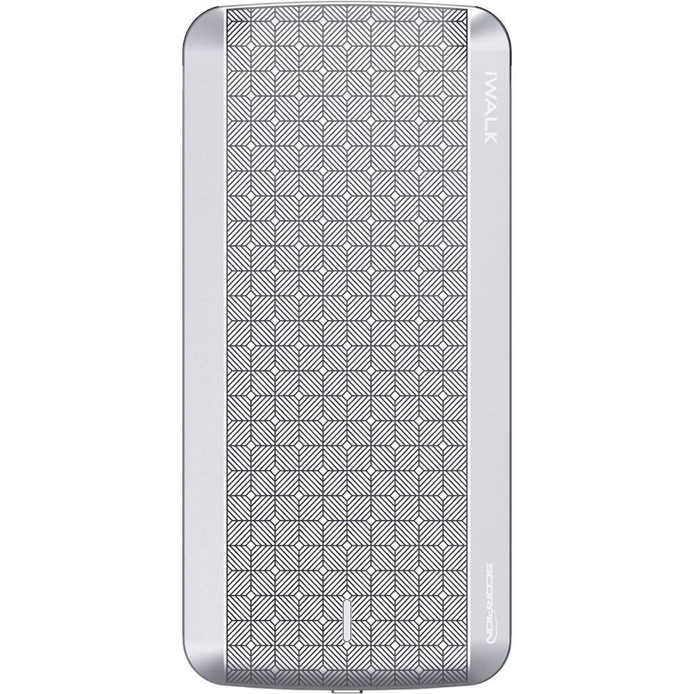 Front. iWalk - Scorpion 8000 mAh Portable Charger for Most Devices - Silver.