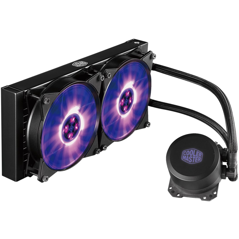 Cooler Master MasterLiquid ML120L RGB 120mm Processor Liquid Cooling System  with RGB Lighting Black MLWD12MA20PCR1 - Best Buy
