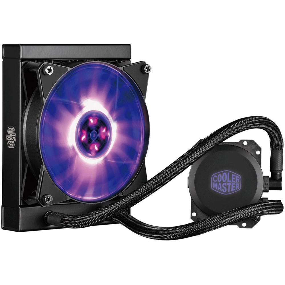 Cooler Master MasterLiquid ML120L RGB 120mm Processor Liquid Cooling System  with RGB Lighting Black MLWD12MA20PCR1 - Best Buy