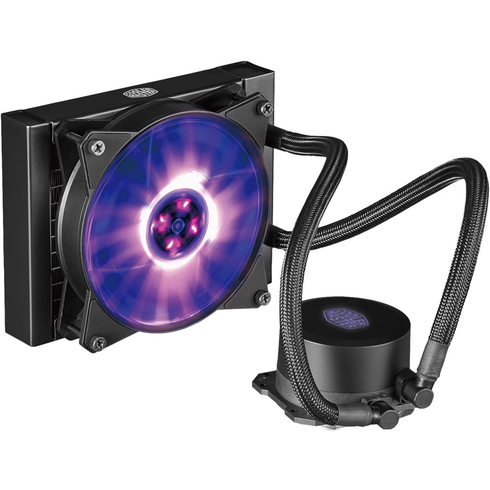 Disgraceful marker Stop Best Buy: Cooler Master MasterLiquid ML120L RGB 120mm Radiator CPU Liquid  Cooling System with RGB Lighting Black MLWD12MA20PCR1