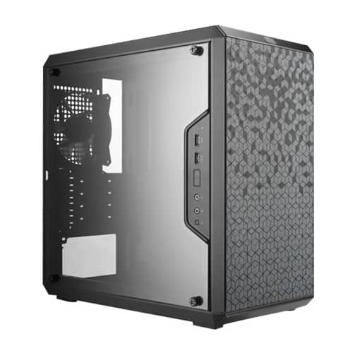 Cooler Master MasterBox Micro ATX Mini-Tower Case with Magnetic