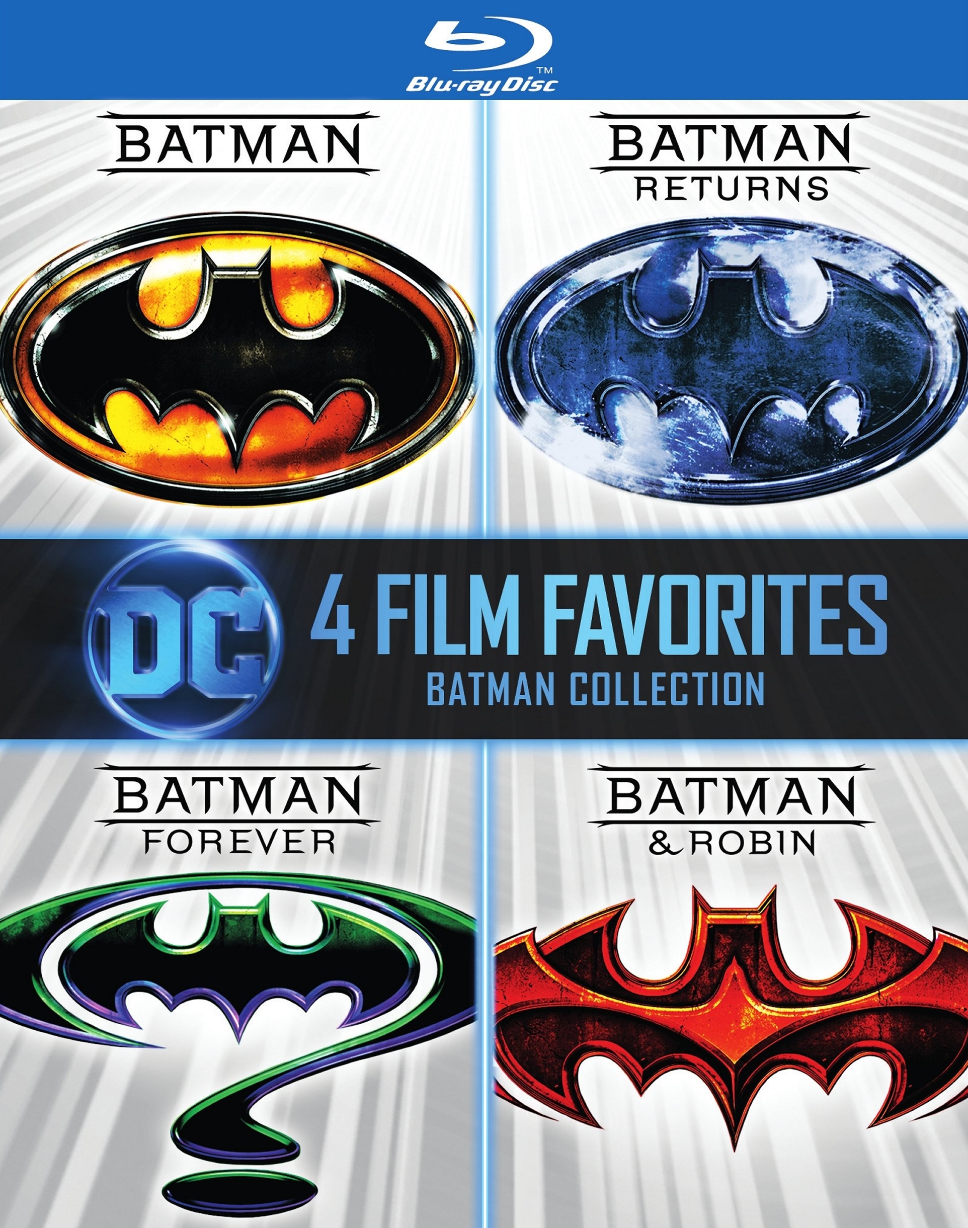 4 Film Favorites: Batman [Blu-ray] - Best Buy