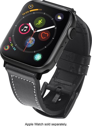 NEXT - Hybrid Leather Sport Band for Apple Watch® 42mm and 44mm - Black