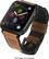 Angle. NEXT - Hybrid Leather Sport Band for Apple Watch® 42mm and 44mm - Brown.