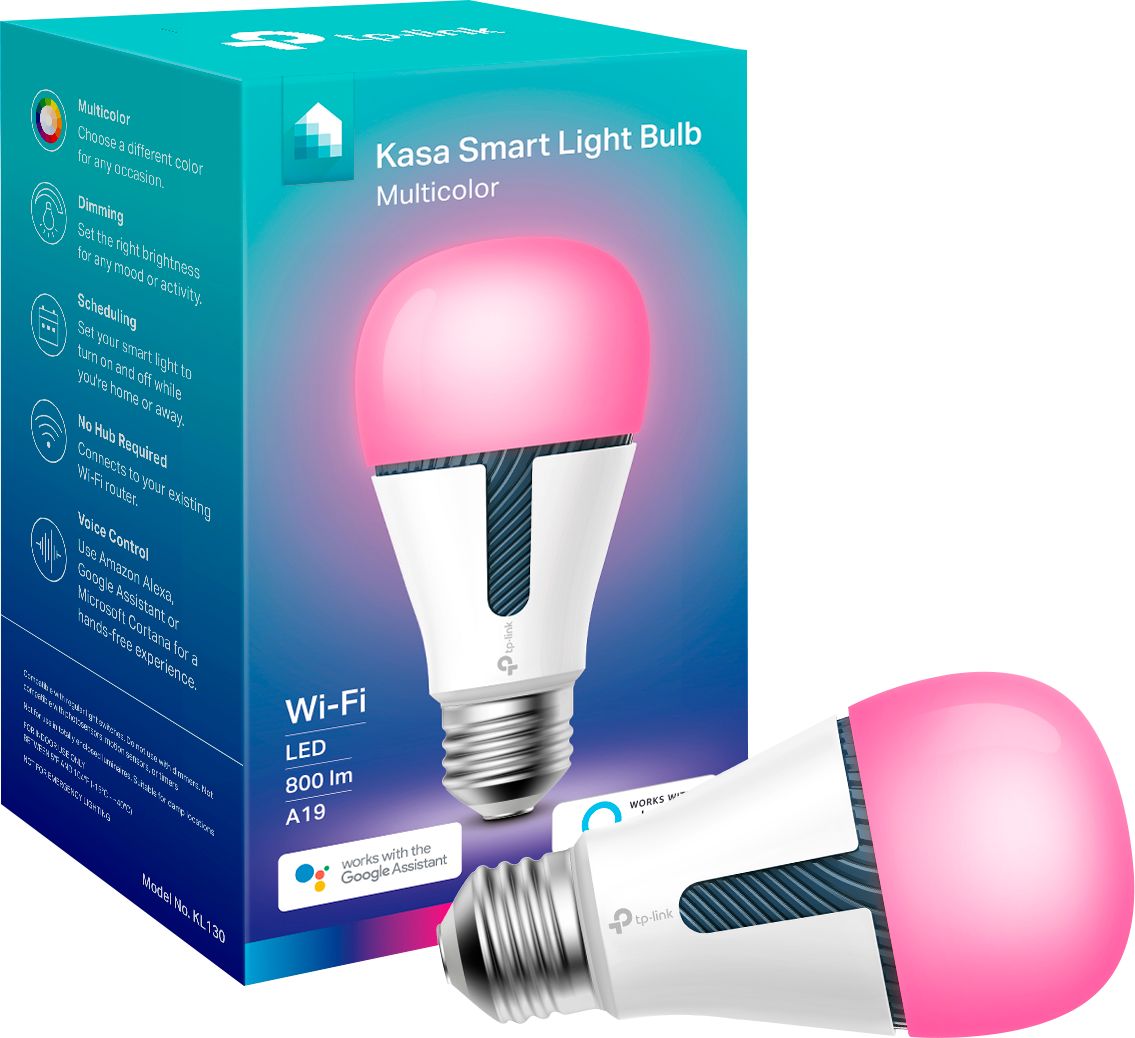 TP-LINK Kasa Smart Multicolor Wi-fi LED Light Bulb A19 KL130 for sale online 