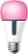 Alt View Zoom 11. TP-Link - Kasa WIFI Smart A19 LED Light Bulb – Multicolor - White.