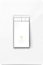TP-Link - Kasa Wi-Fi Smart Light Dimmer Switch - White - Front_Zoom