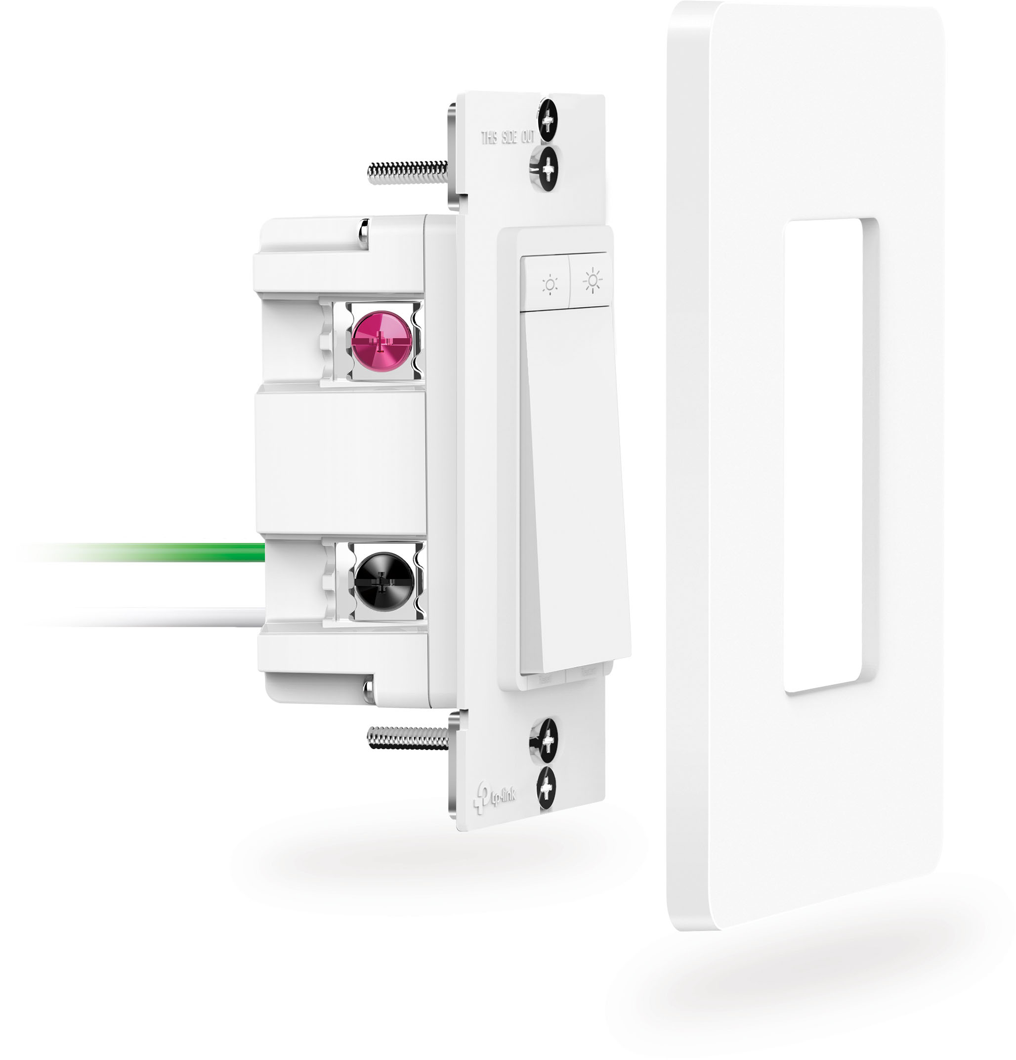 TP Link Kasa Wi Fi Smart Light Switch Dimmer  White 